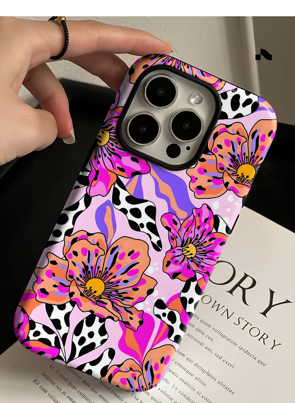 Blooming Flower Magnetic iPhone Case