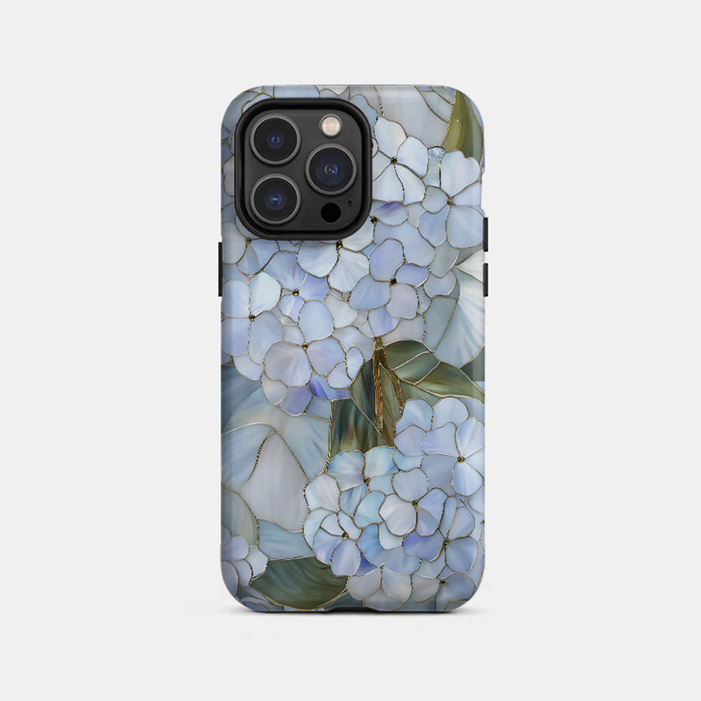 Blue hydrangea Magnetic iPhone Case