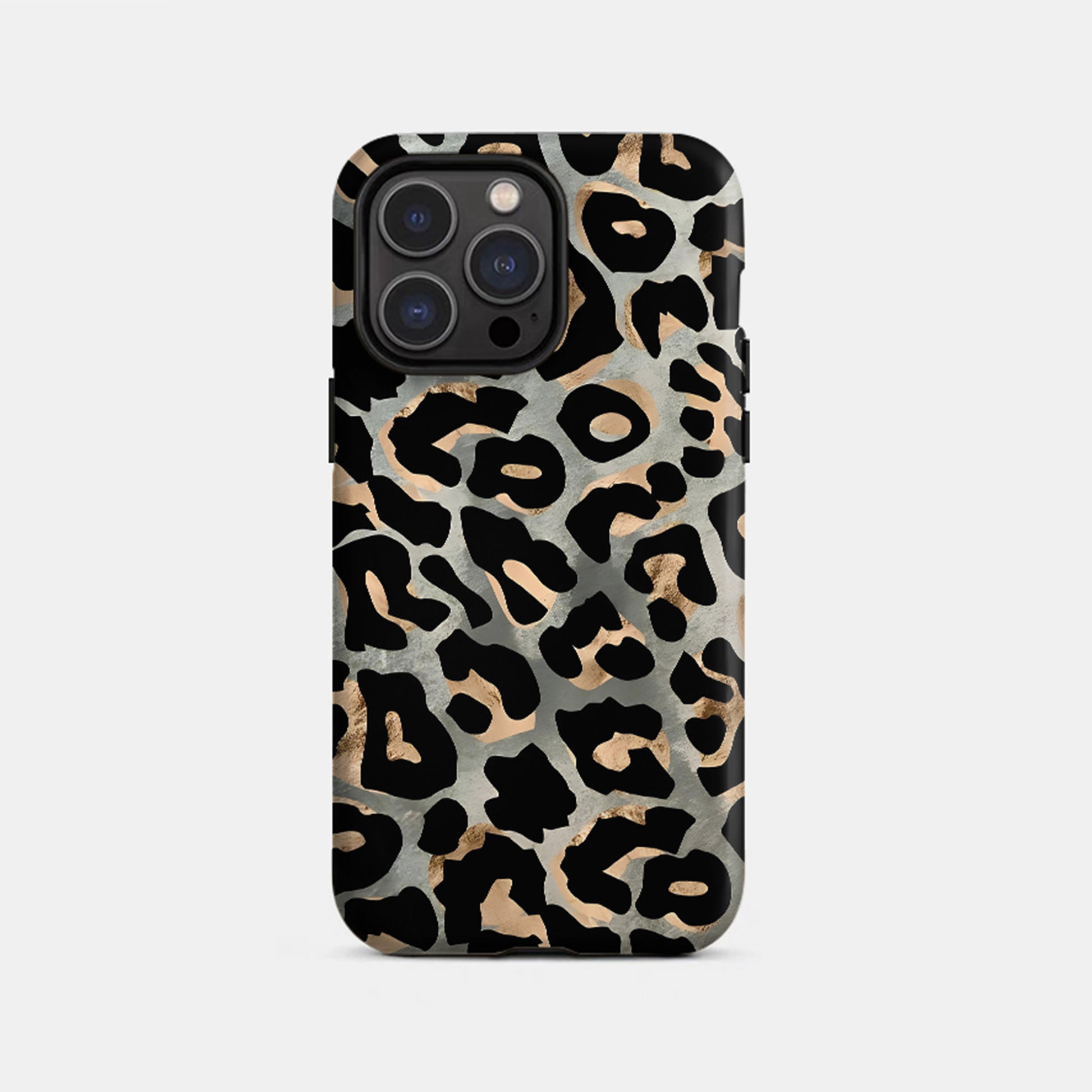 Blur leopard print Magnetic iPhone Case