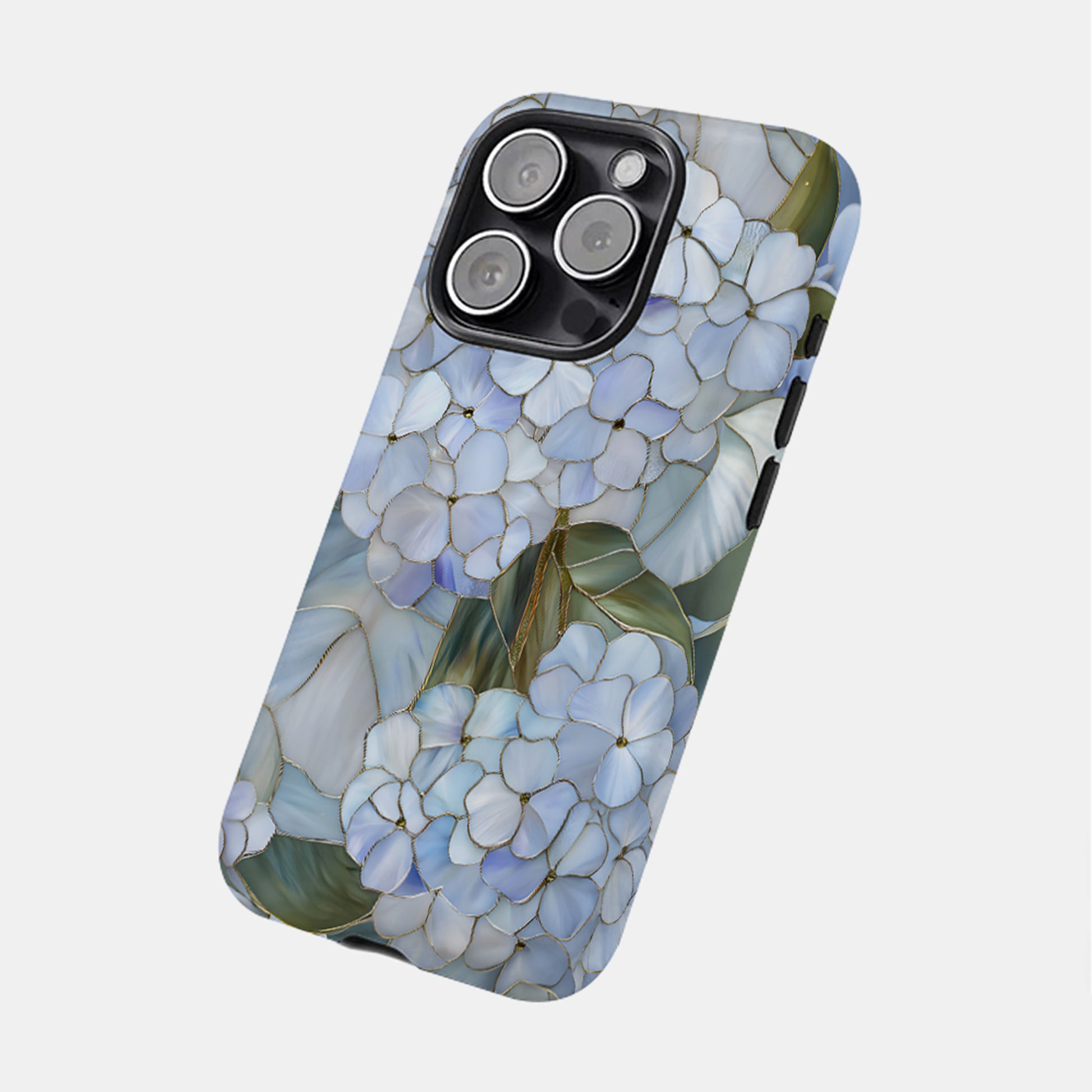 Blue hydrangea Magnetic iPhone Case