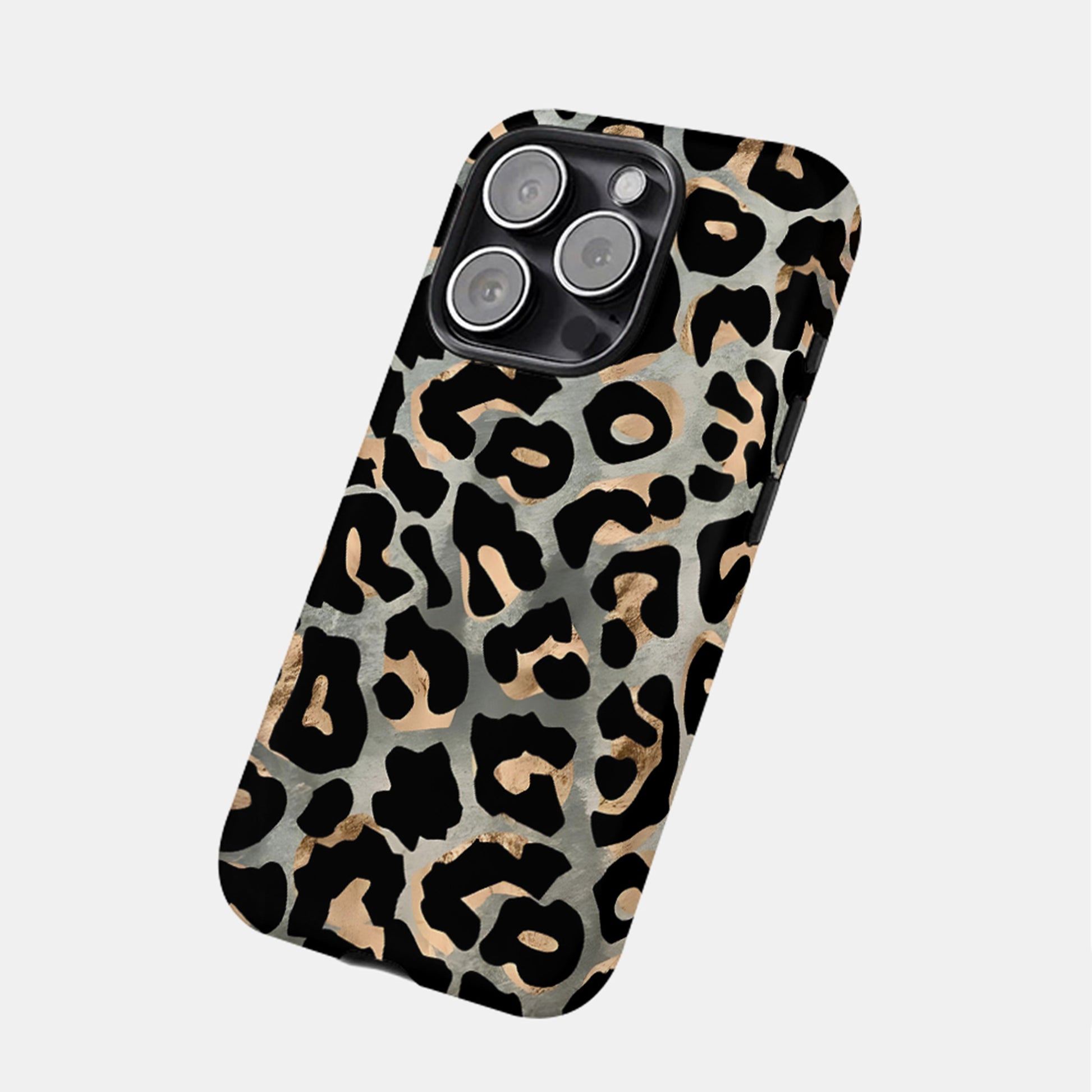 Blur leopard print Magnetic iPhone Case