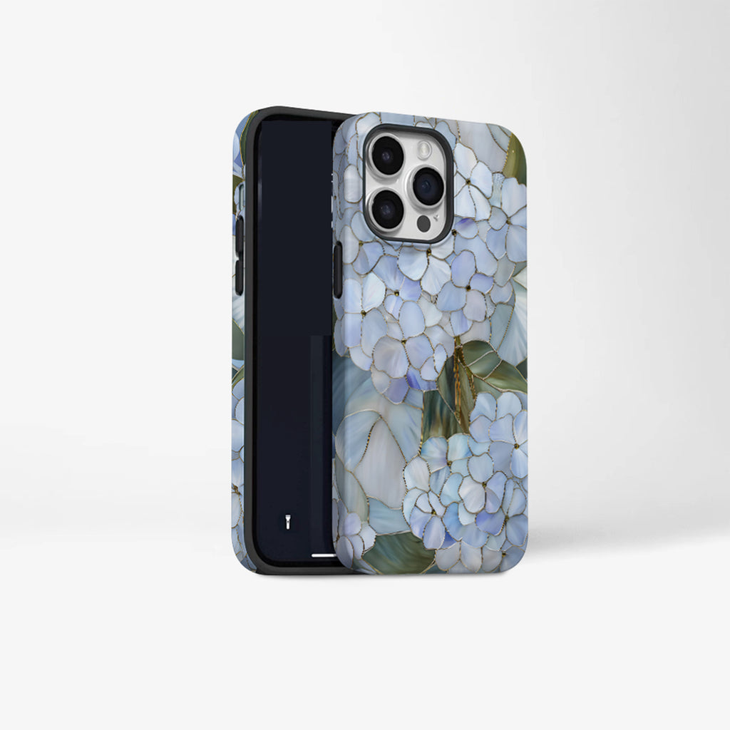 Blue hydrangea Magnetic iPhone Case