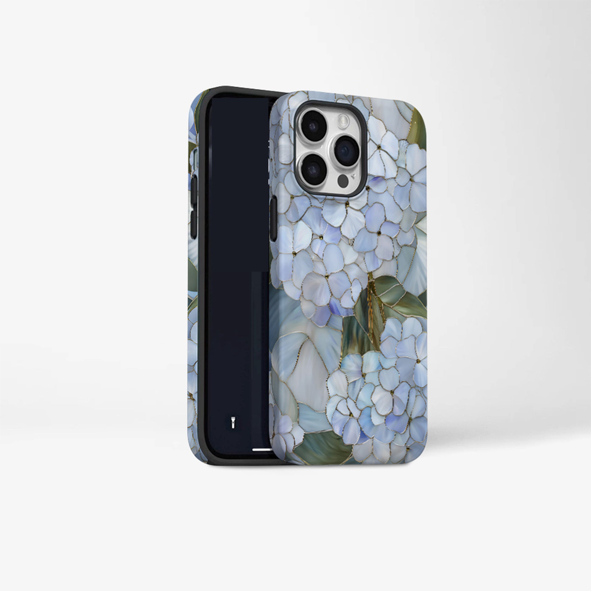 Blue hydrangea Magnetic iPhone Case