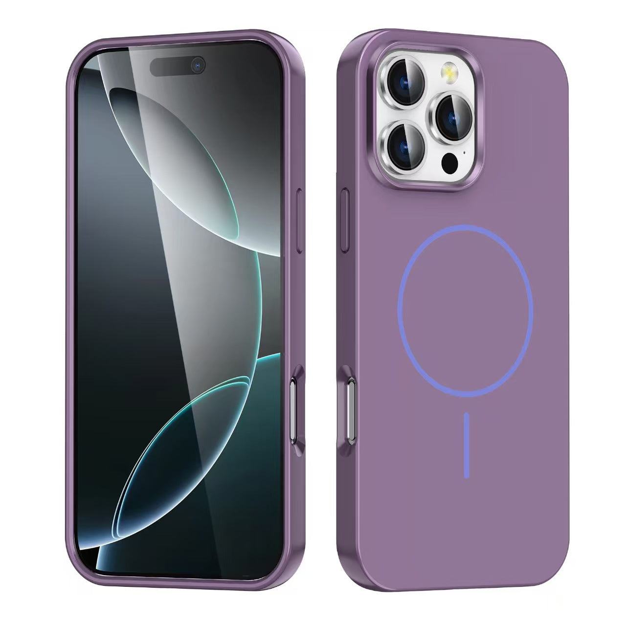 Compatible with Magsafe Full Camera Protection Drop Protection Magnetic Frosted Phone Case