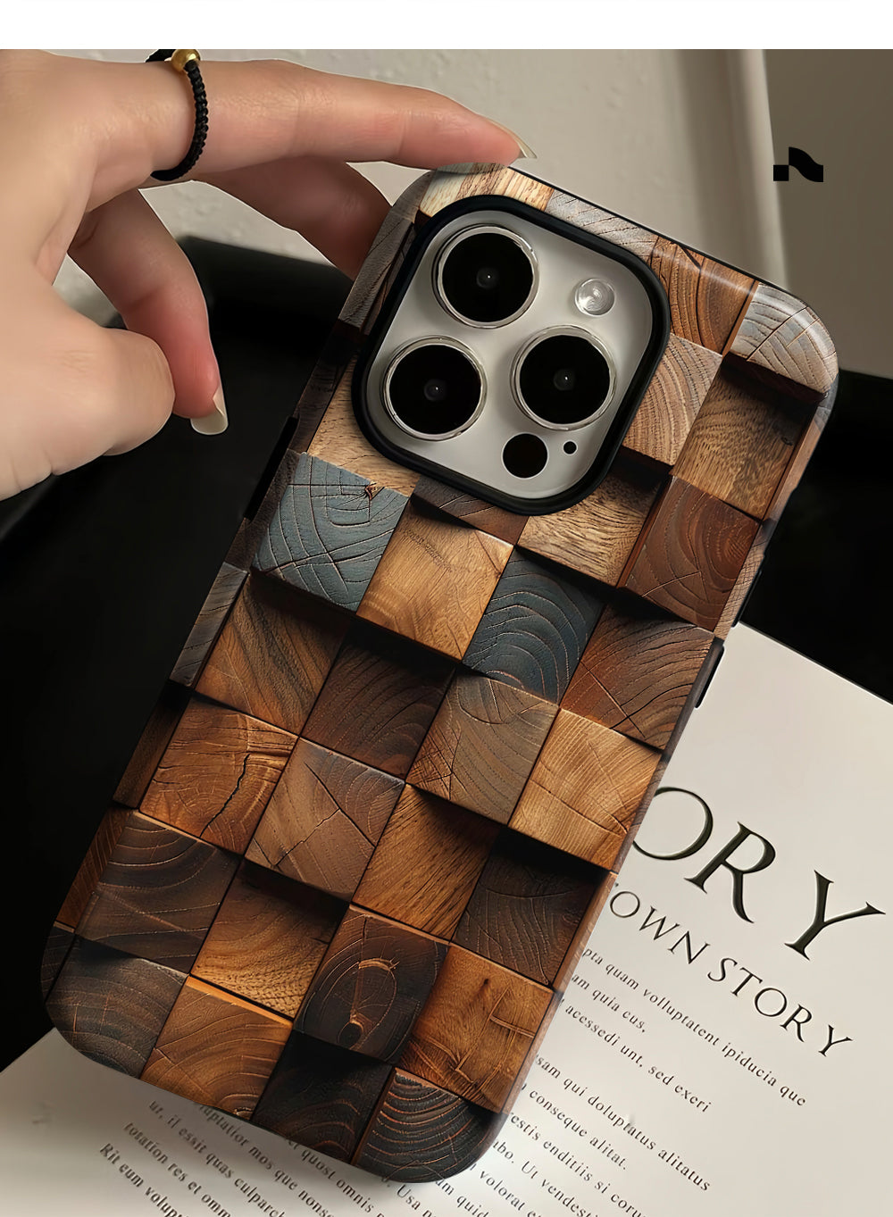 log cabin Magnetic iPhone Case