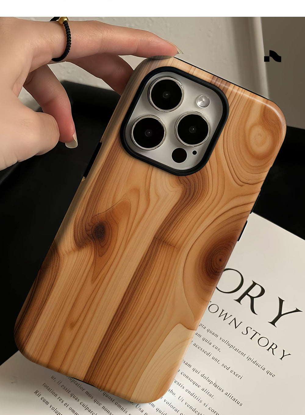 Timber Ring Magnetic iPhone Case