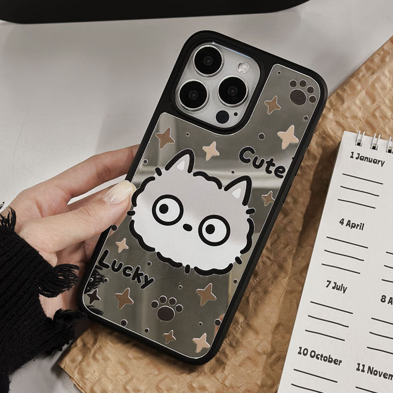Silver Kitten iPhone Case