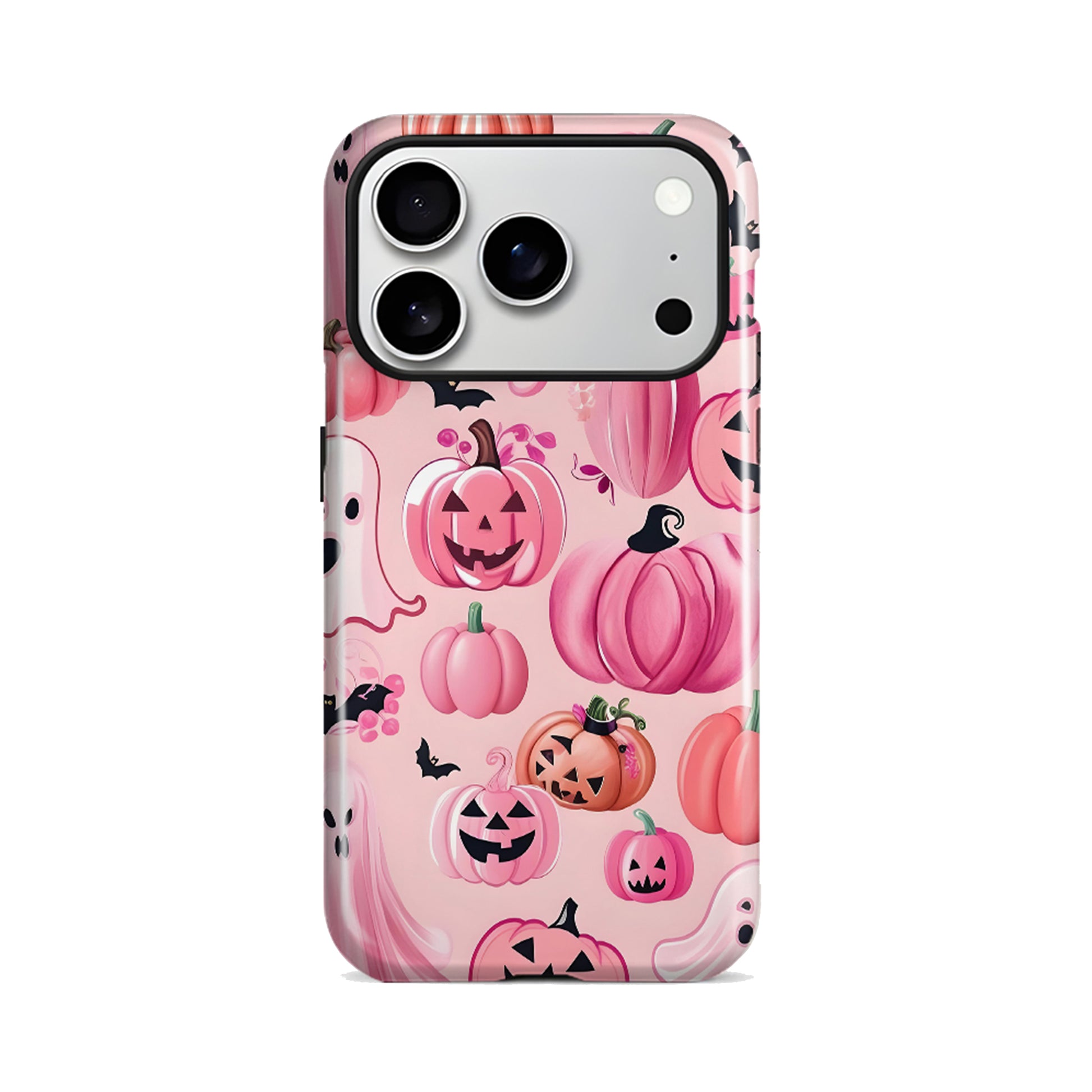 Pink Pumpkin Lantern Magnetic Phone Case