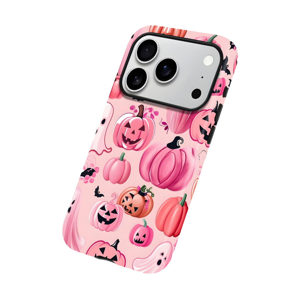 Pink Pumpkin Lantern Magnetic Phone Case