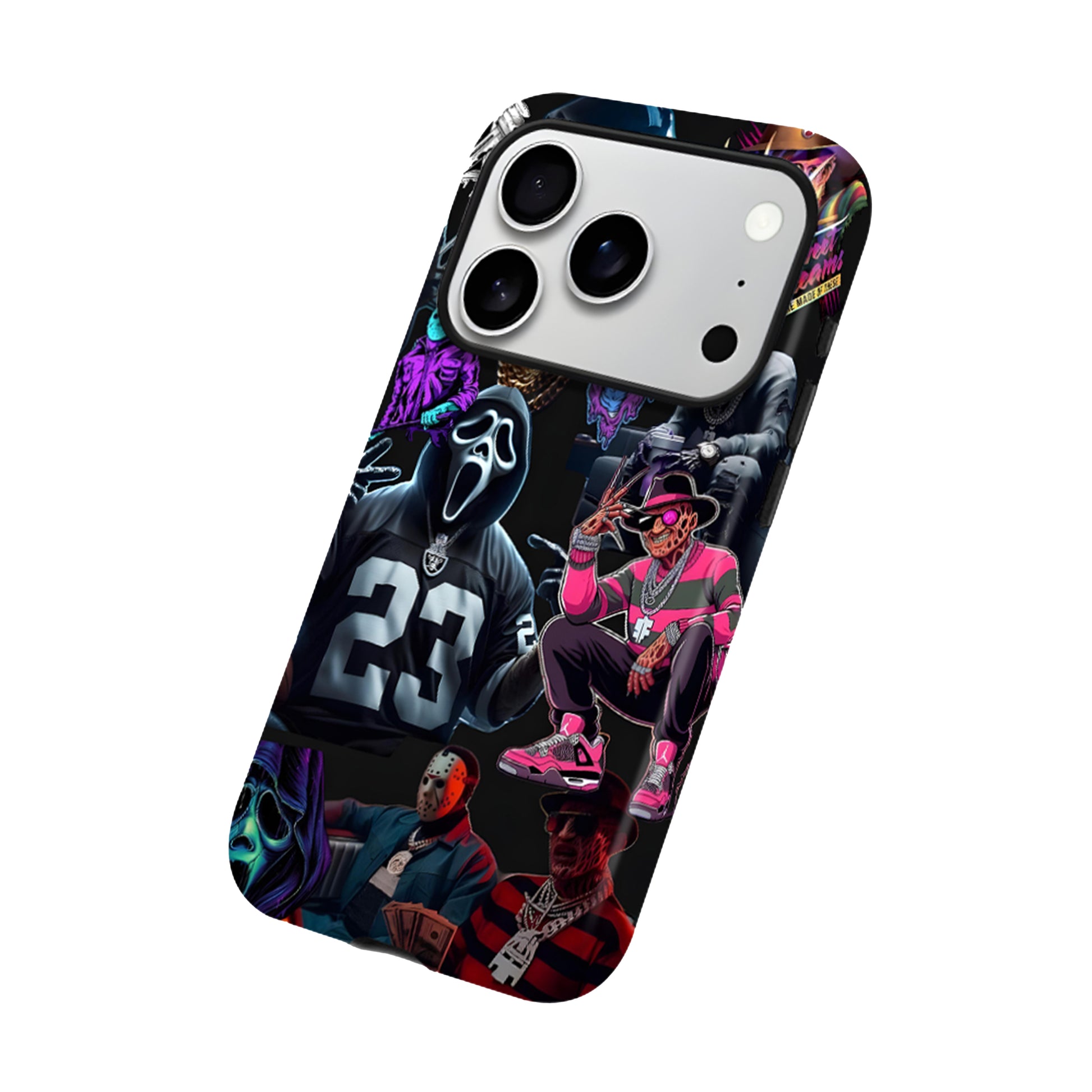 Punk Cool Black Magnetic Phone Case