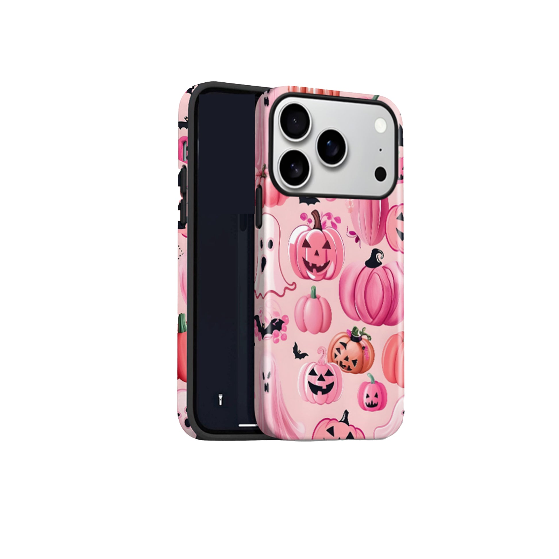 Pink Pumpkin Lantern Magnetic Phone Case
