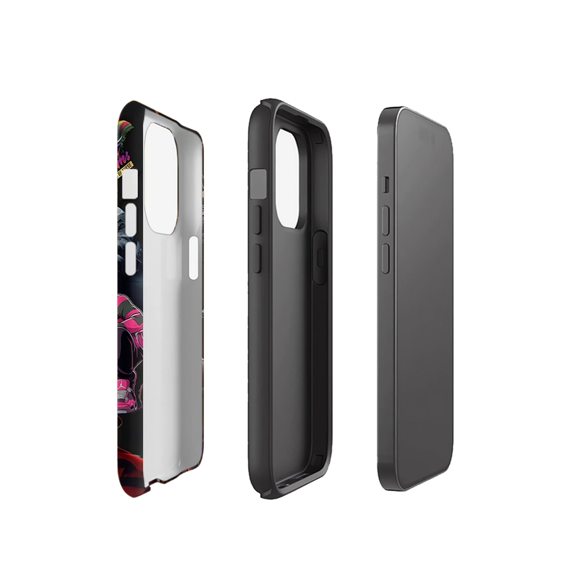 Punk Cool Black Magnetic Phone Case