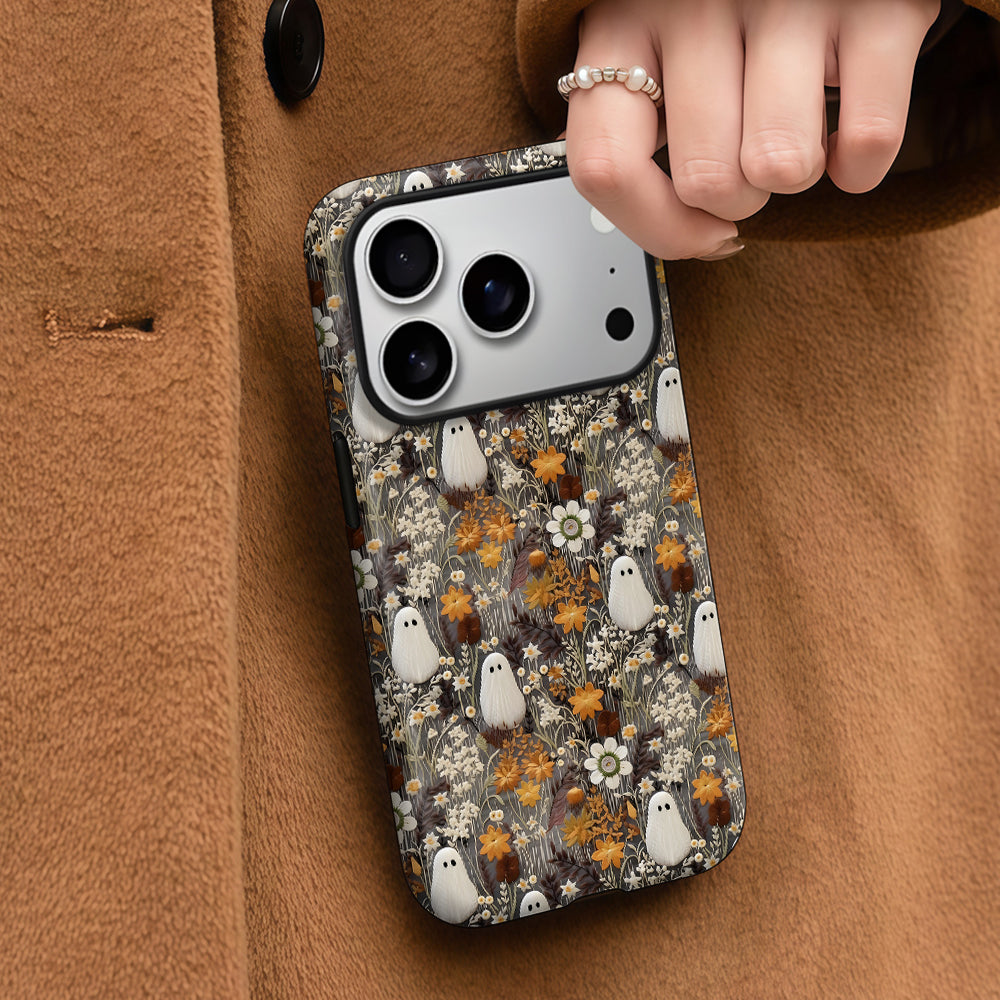 Ghost Flower Magnetic Phone Case