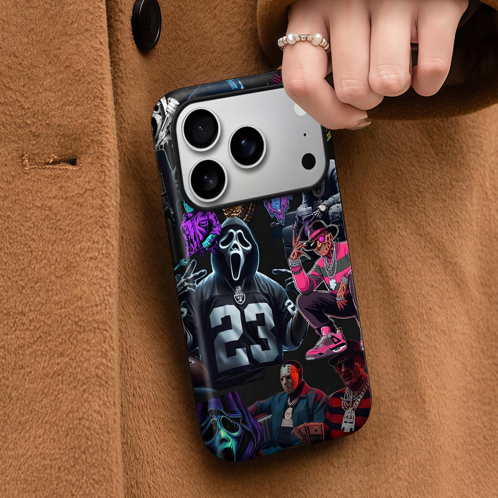 Punk Cool Black Magnetic Phone Case