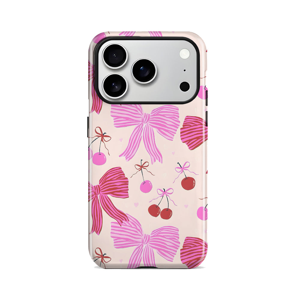 Pink Bow Magnetic iPhone Case
