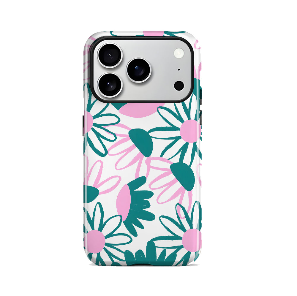 Green Flower Magnetic iPhone Case