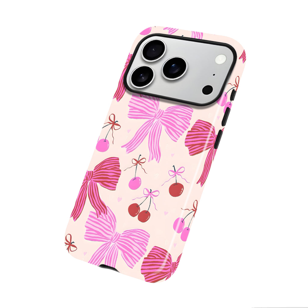 Pink Bow Magnetic iPhone Case