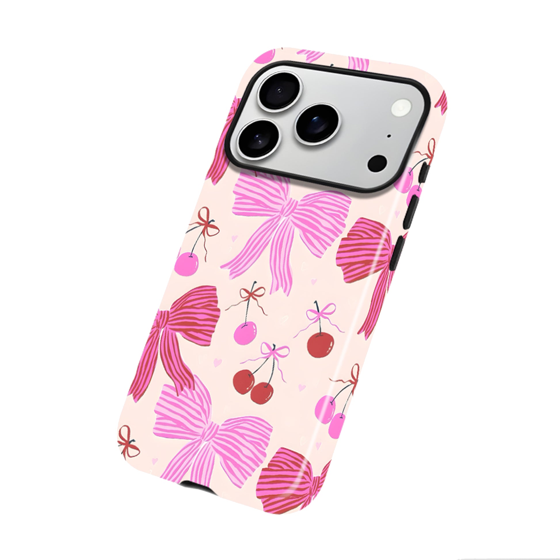 Pink Bow Magnetic iPhone Case
