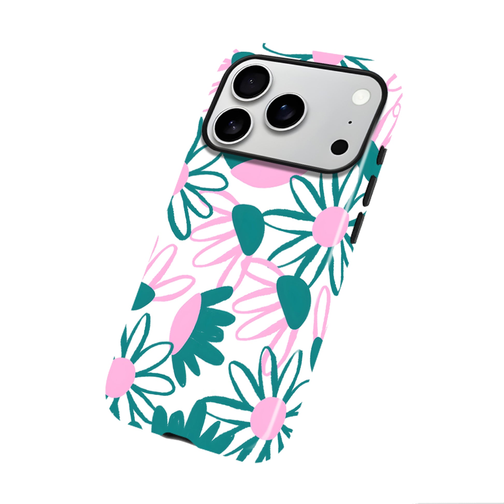 Green Flower Magnetic iPhone Case