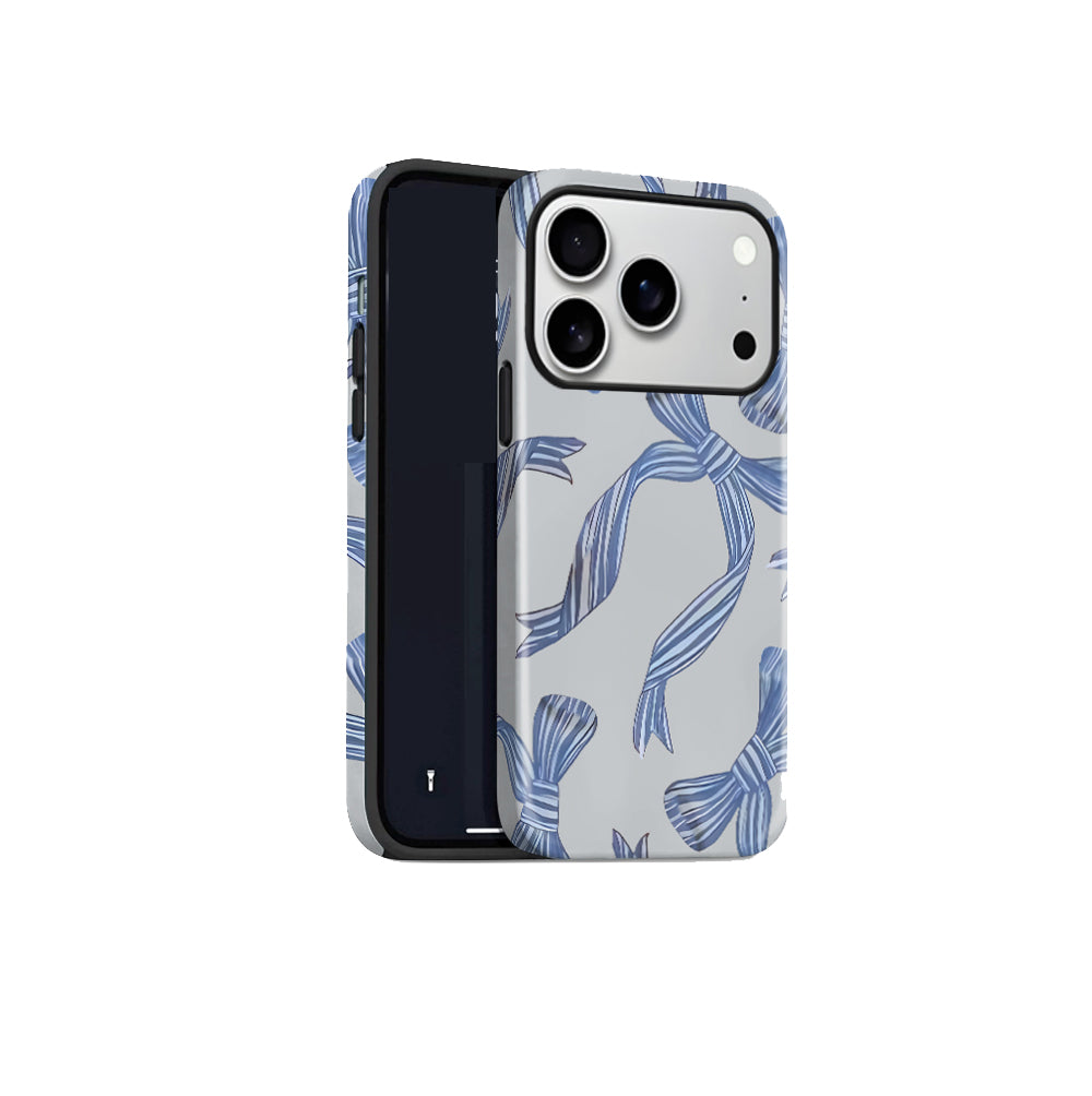 Blue Bow Magnetic iPhone Case