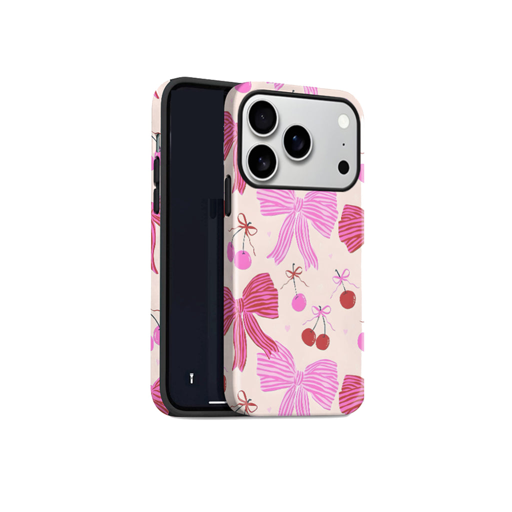 Pink Bow Magnetic iPhone Case