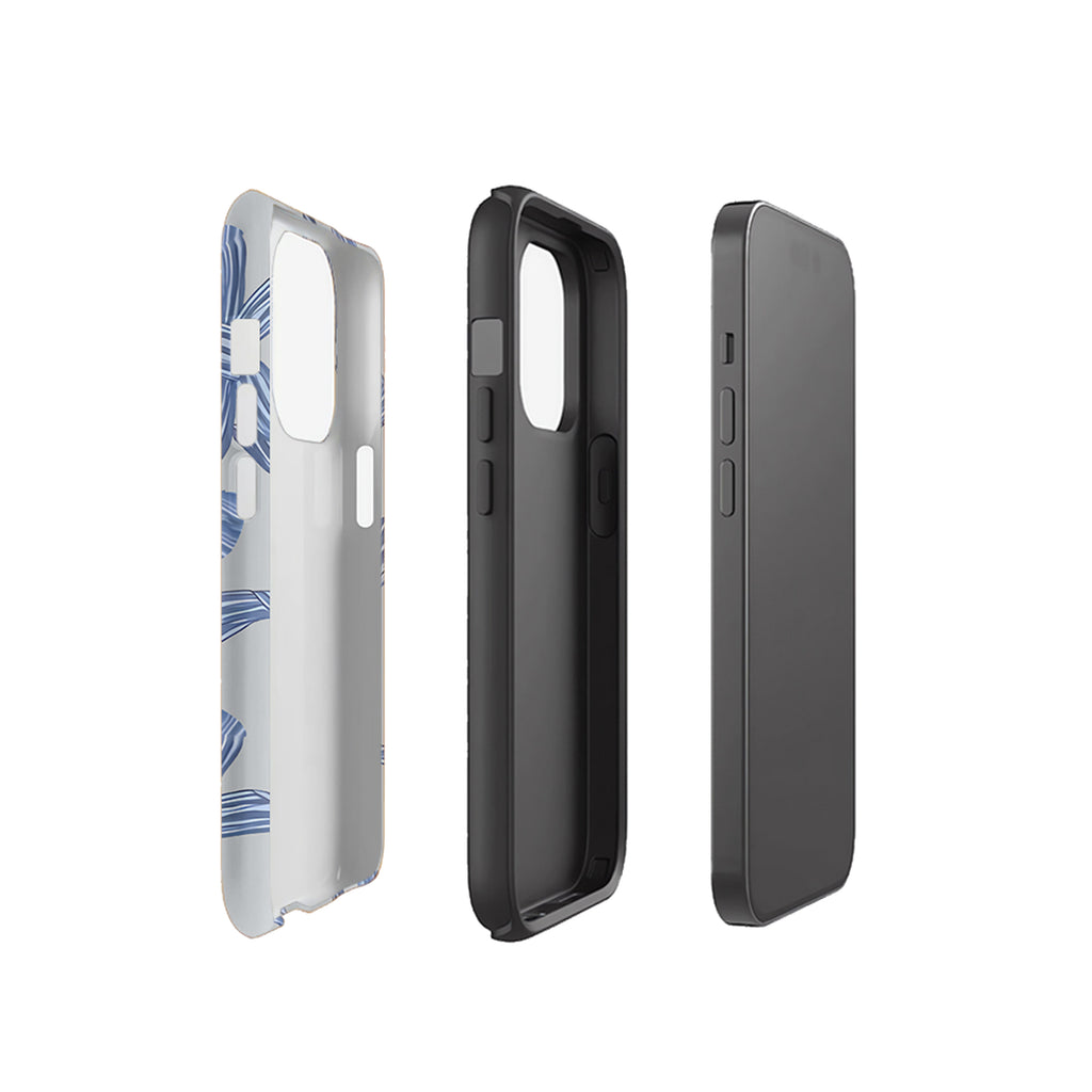 Blue Bow Magnetic iPhone Case