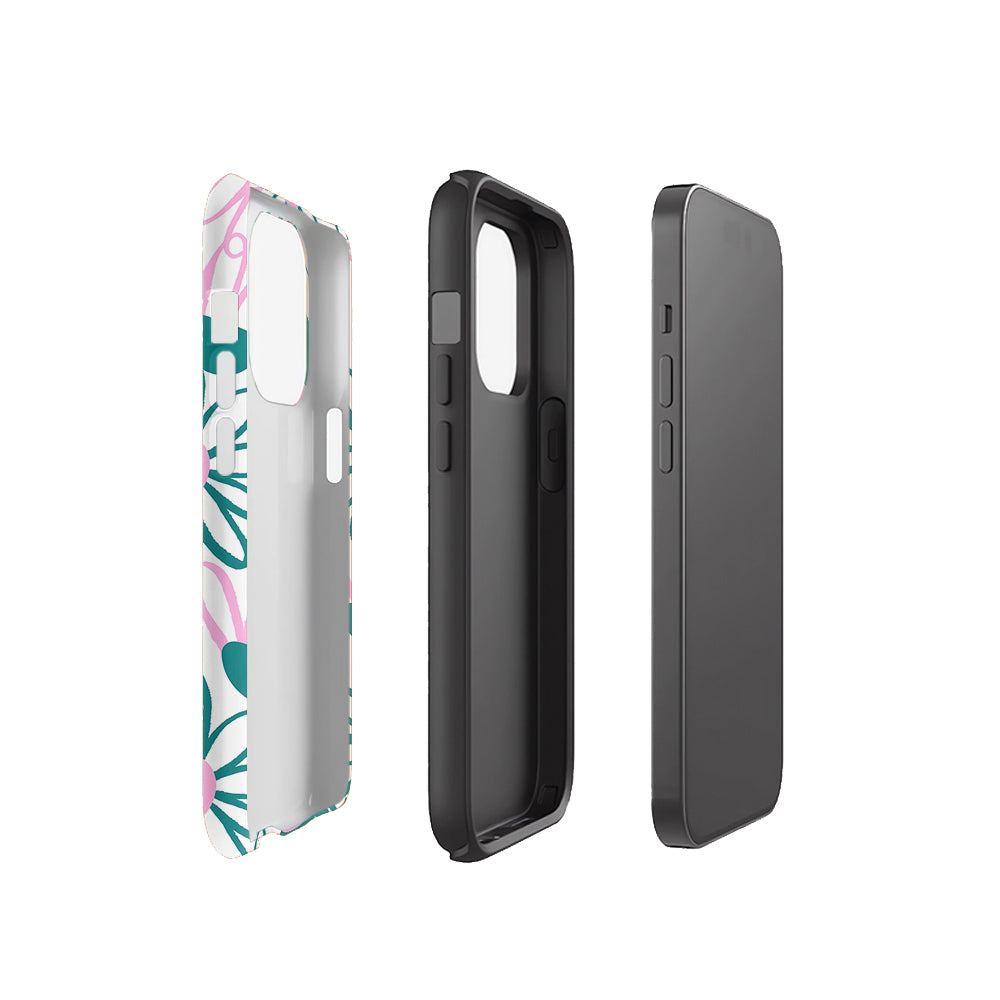 Green Flower Magnetic iPhone Case