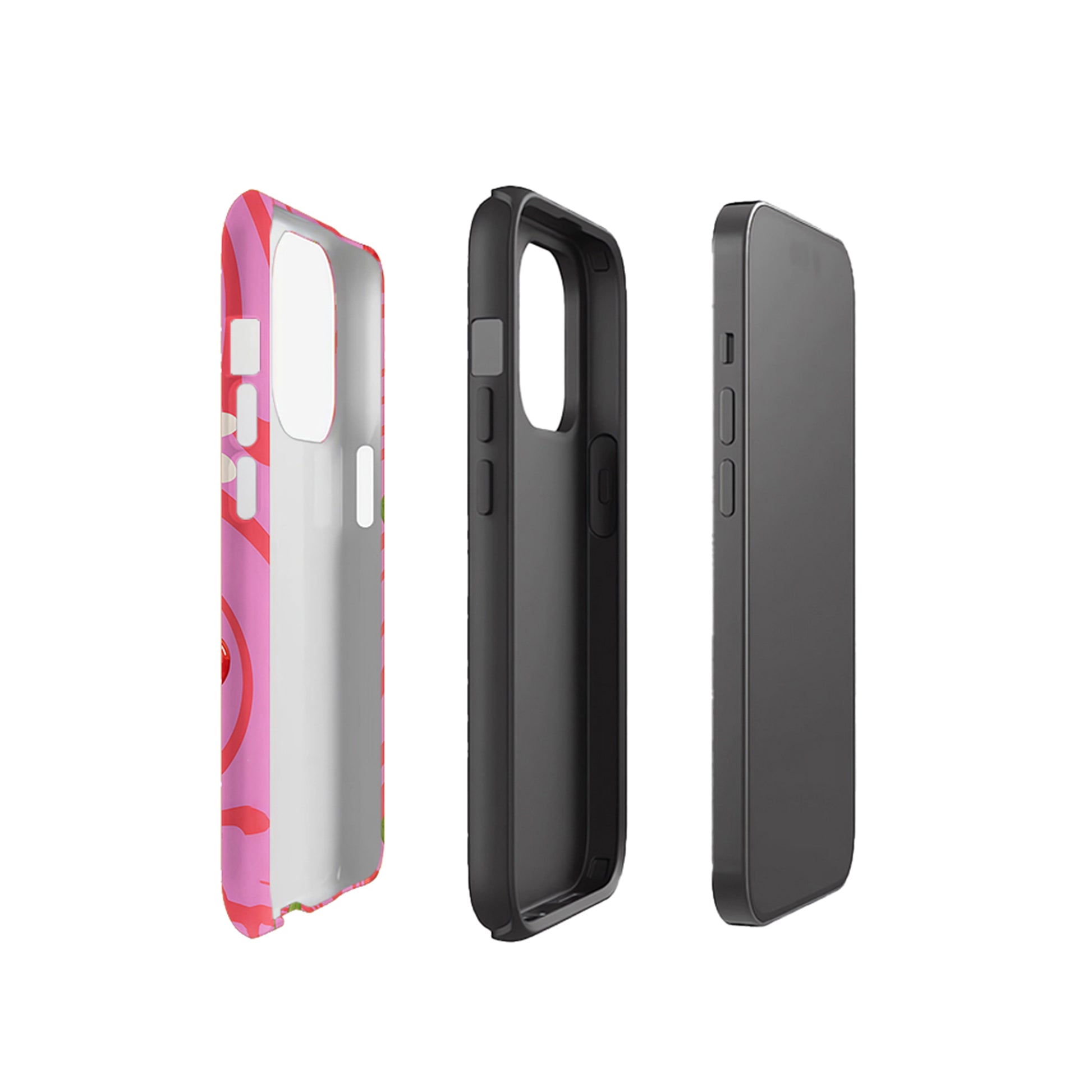 Pink Cherry Creative Magnetic iPhone Case