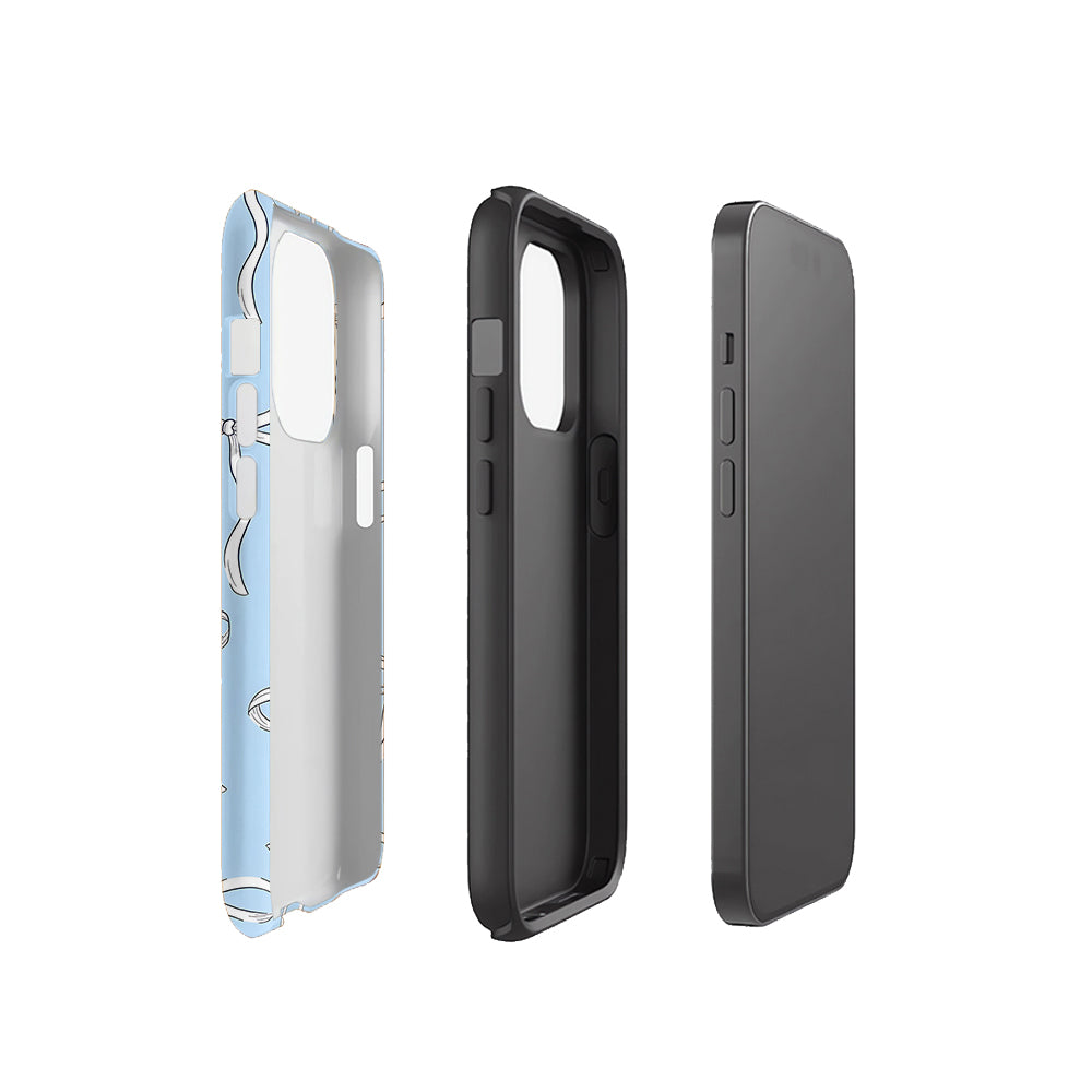 Blue Bow Magnetic Phone Case