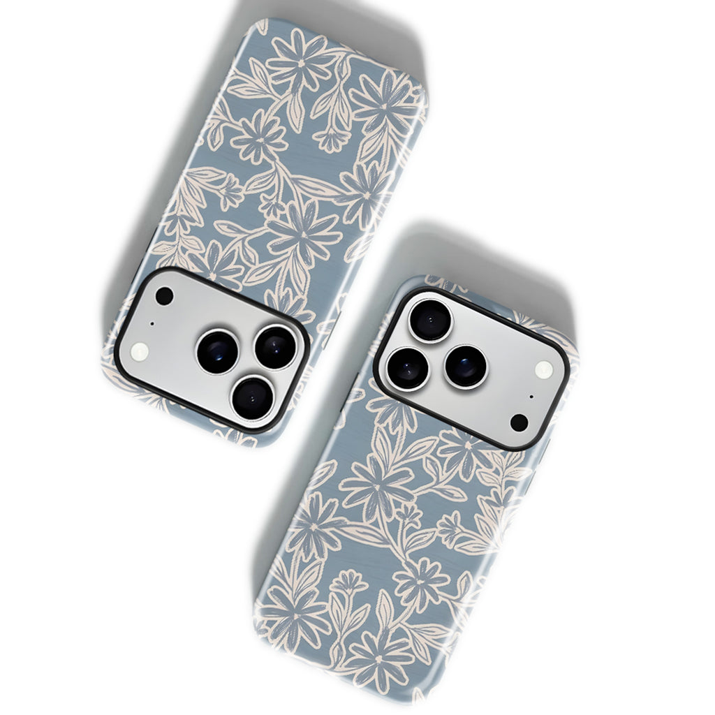 Blue Daisy Magnetic Phone Case
