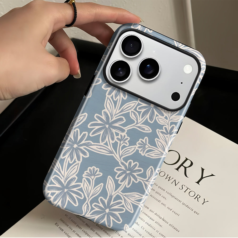 Blue Daisy Magnetic Phone Case
