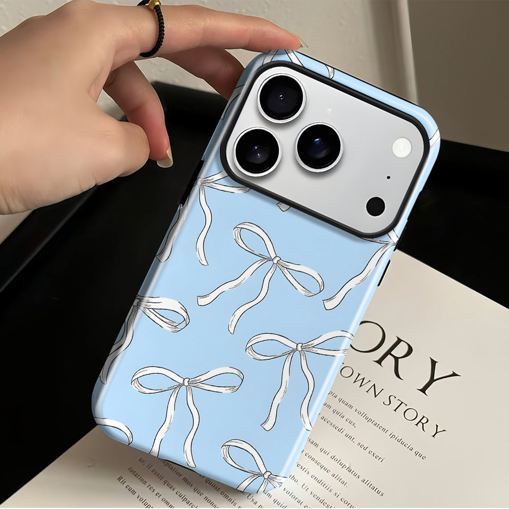 Blue Bow Magnetic Phone Case