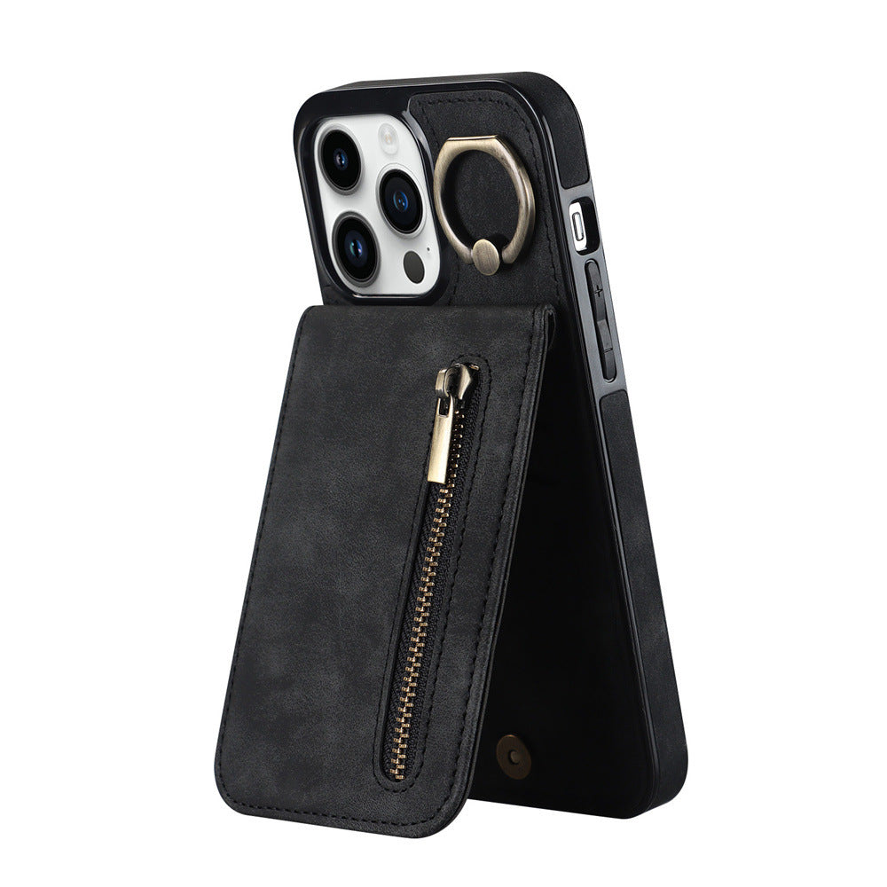 Blaze  PU Leather Stand Wallet iPhone Case with Card Holder