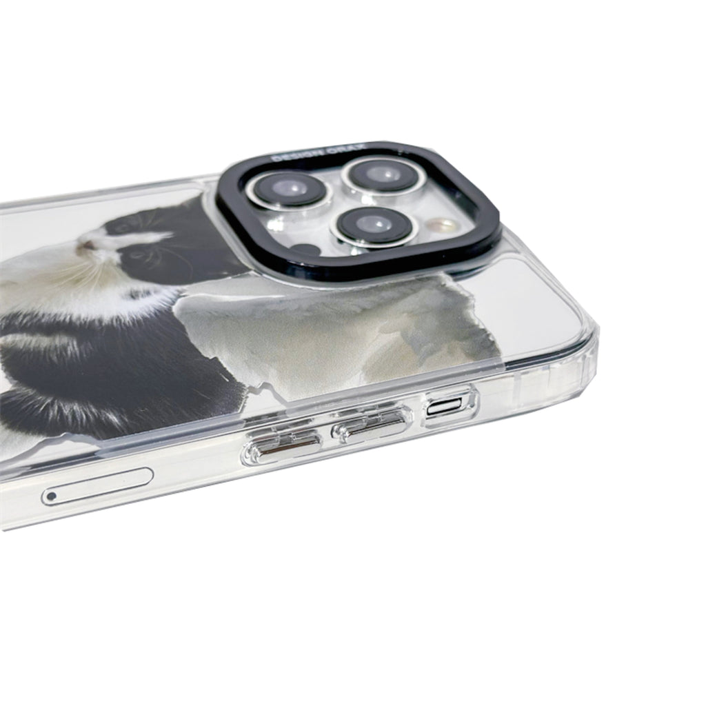 Angel Cat Mirror Anti-Shatter iPhone Phone Case