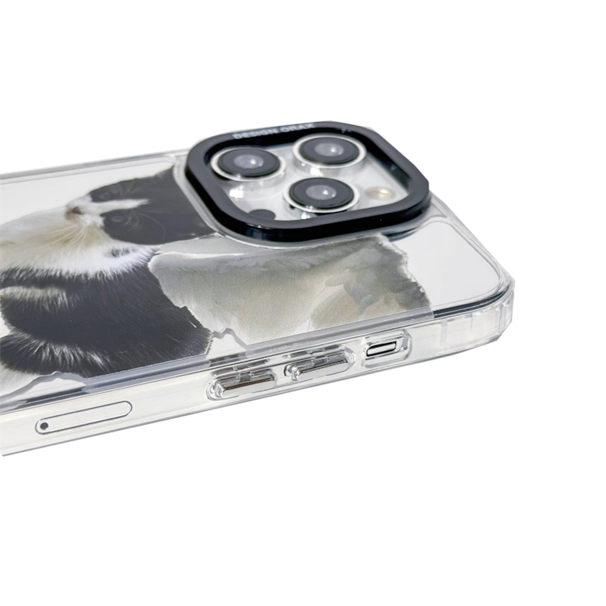 Angel Cat Mirror Anti-Shatter iPhone Phone Case