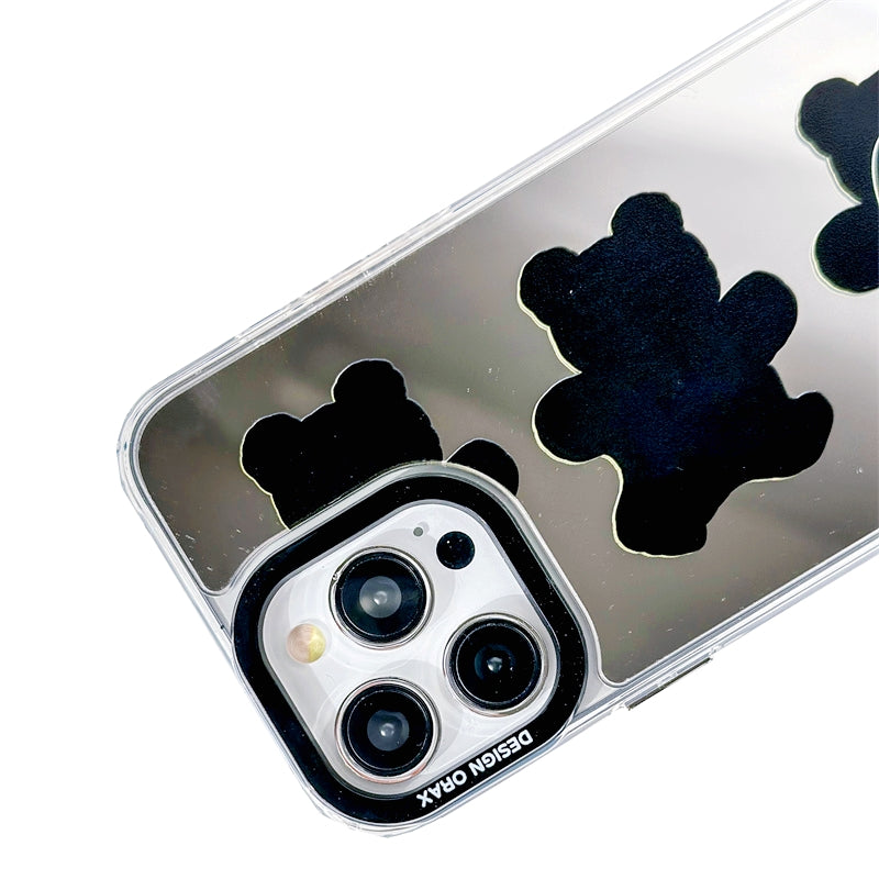 Silver mirror creative anti-drop iPhone phone case
