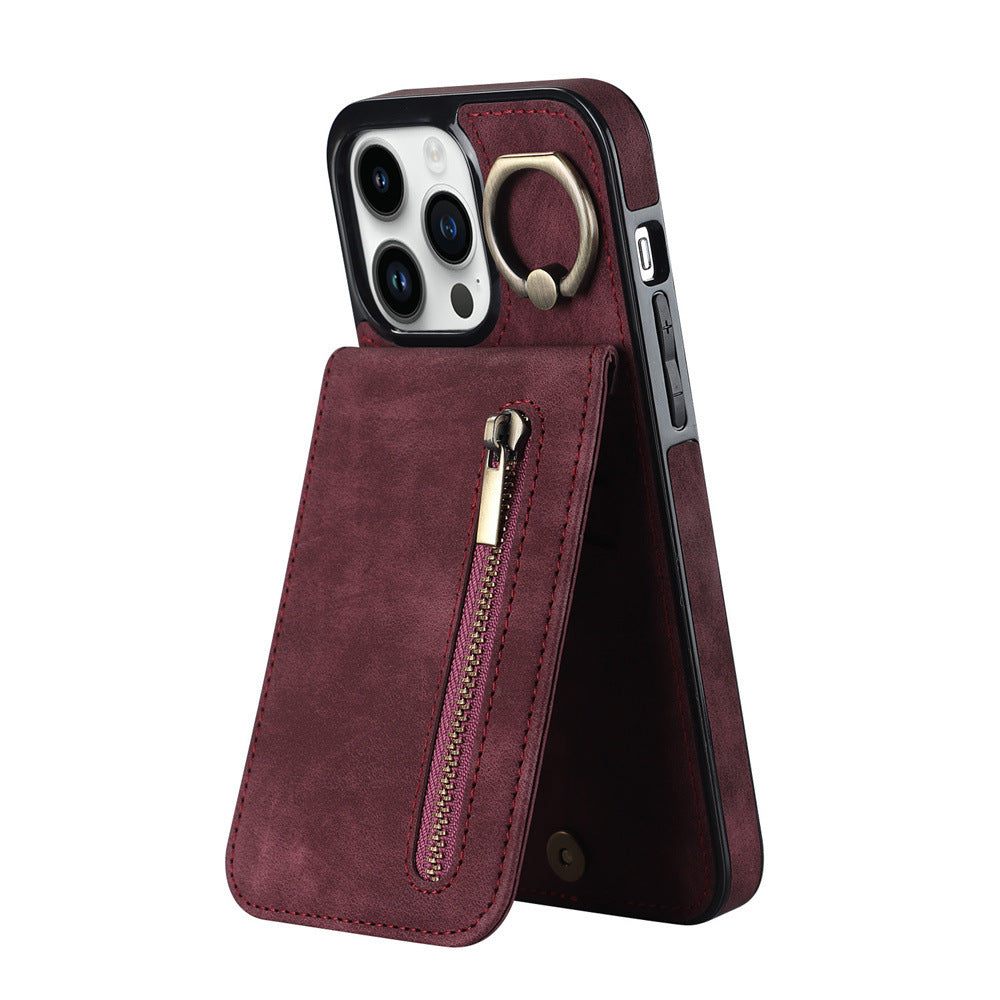 Blaze  PU Leather Stand Wallet iPhone Case with Card Holder