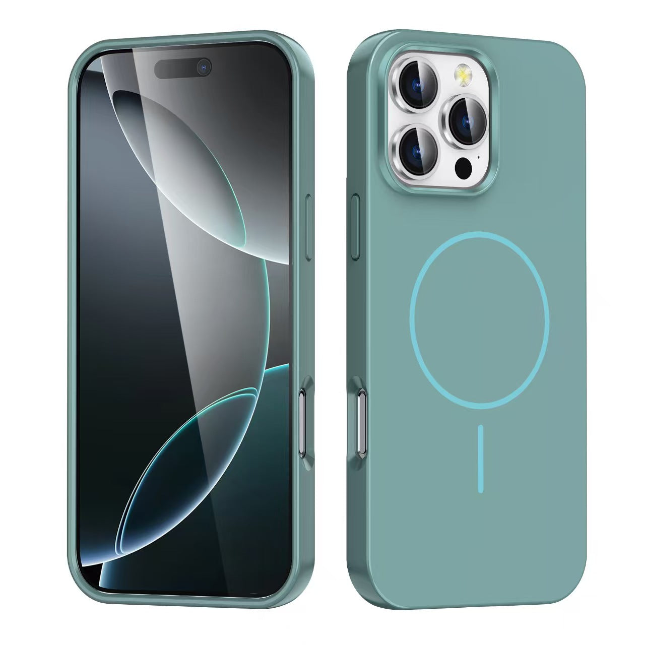 Compatible with Magsafe Full Camera Protection Drop Protection Magnetic Frosted Phone Case