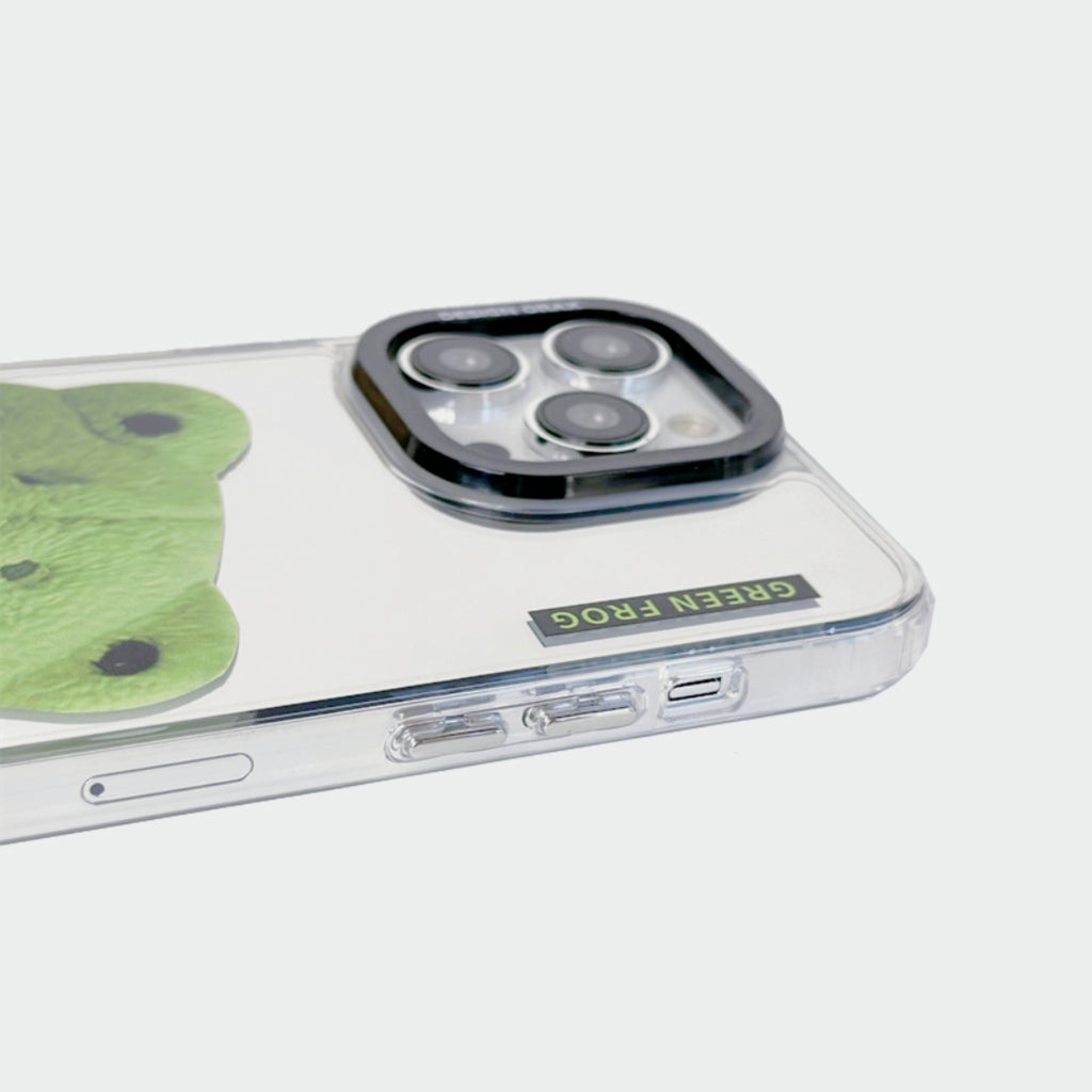 Creative Frog Mirror Anti-Drop iPhone Case