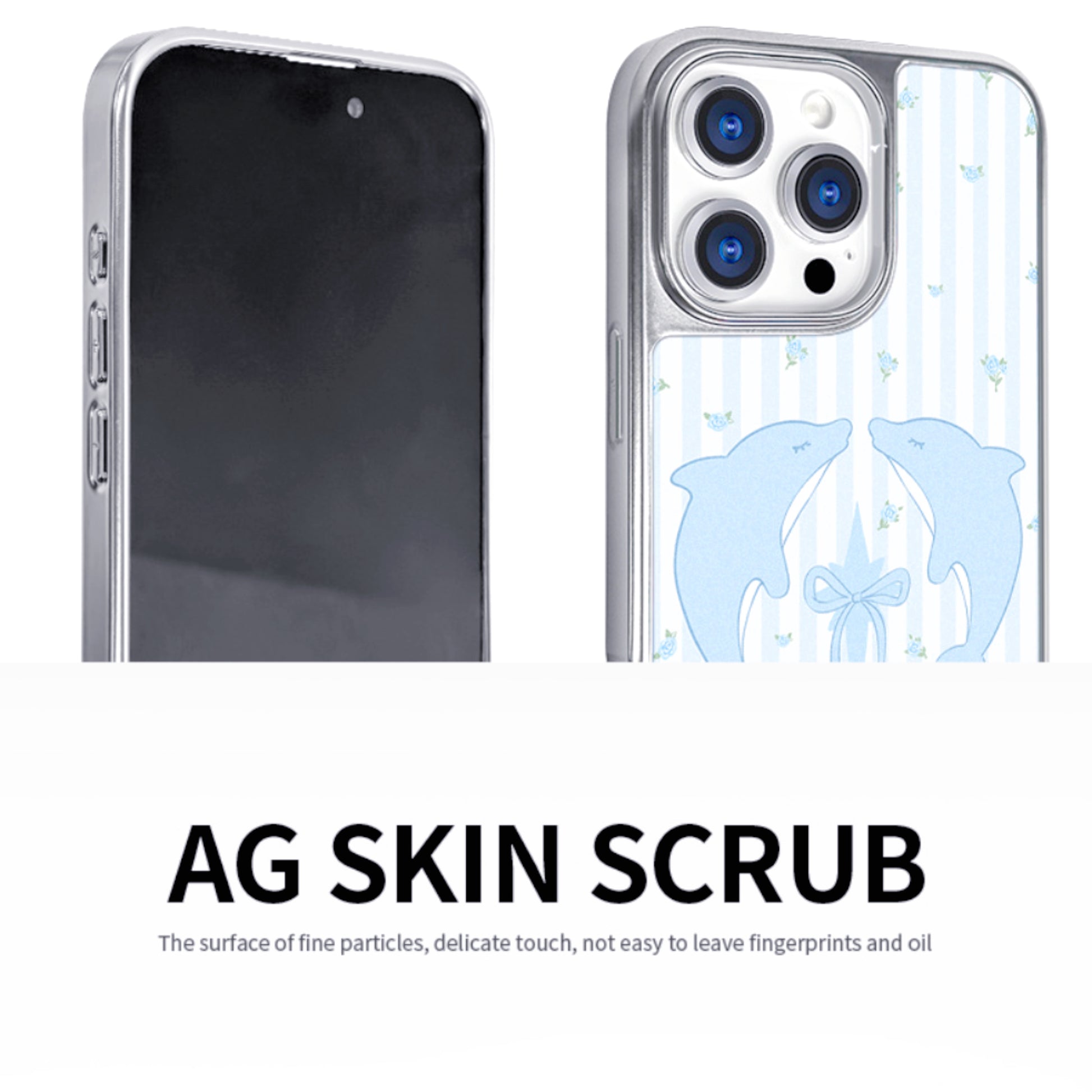 Blue Dolphin Magnetic Anti-Drop iPhone case