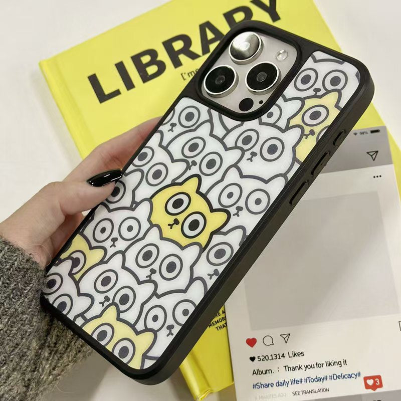 Creative White Cat iPhone Case