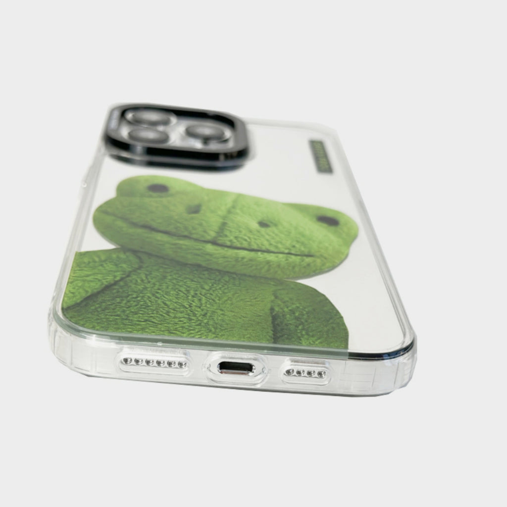 Creative Frog Mirror Anti-Drop iPhone Case