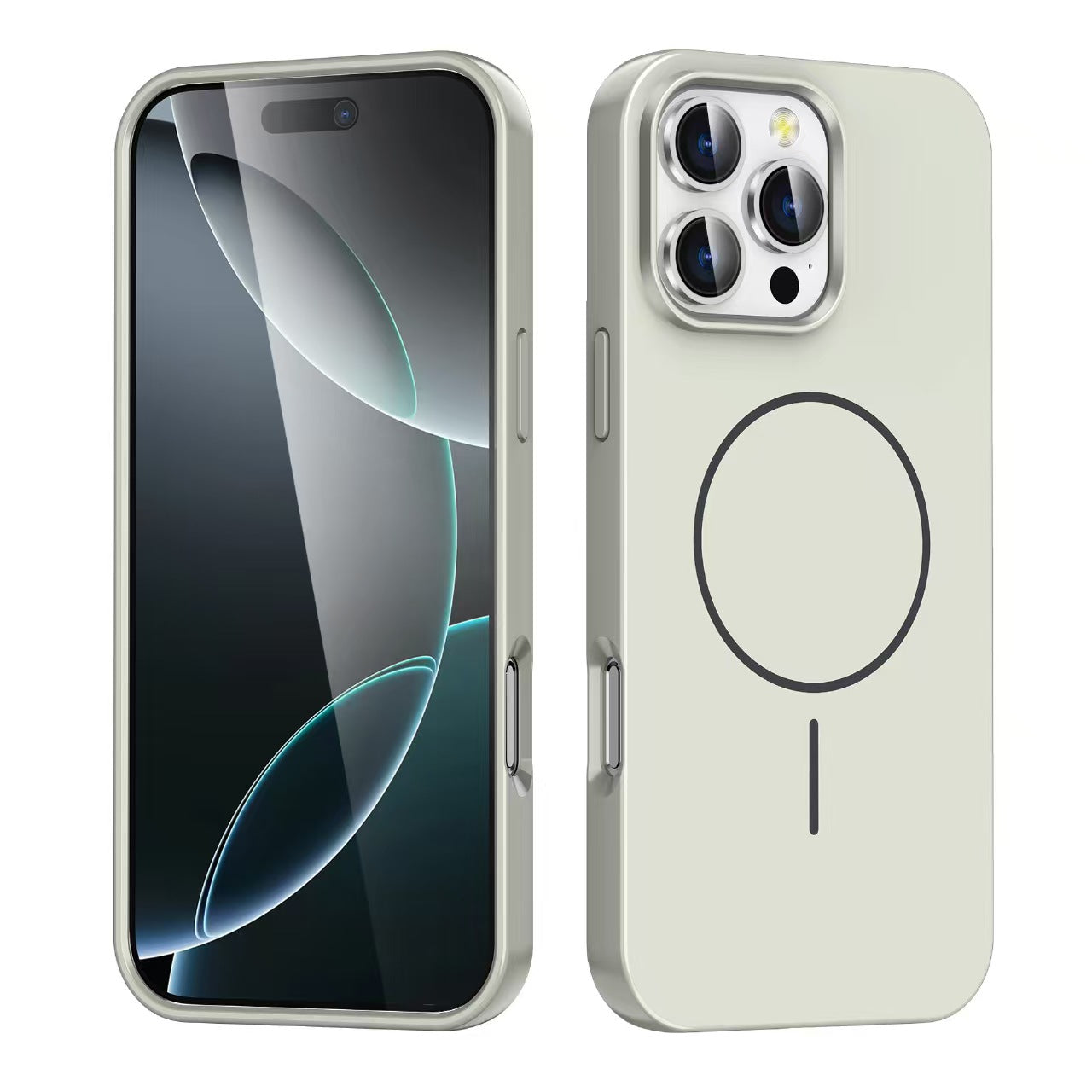 Compatible with Magsafe Full Camera Protection Drop Protection Magnetic Frosted Phone Case