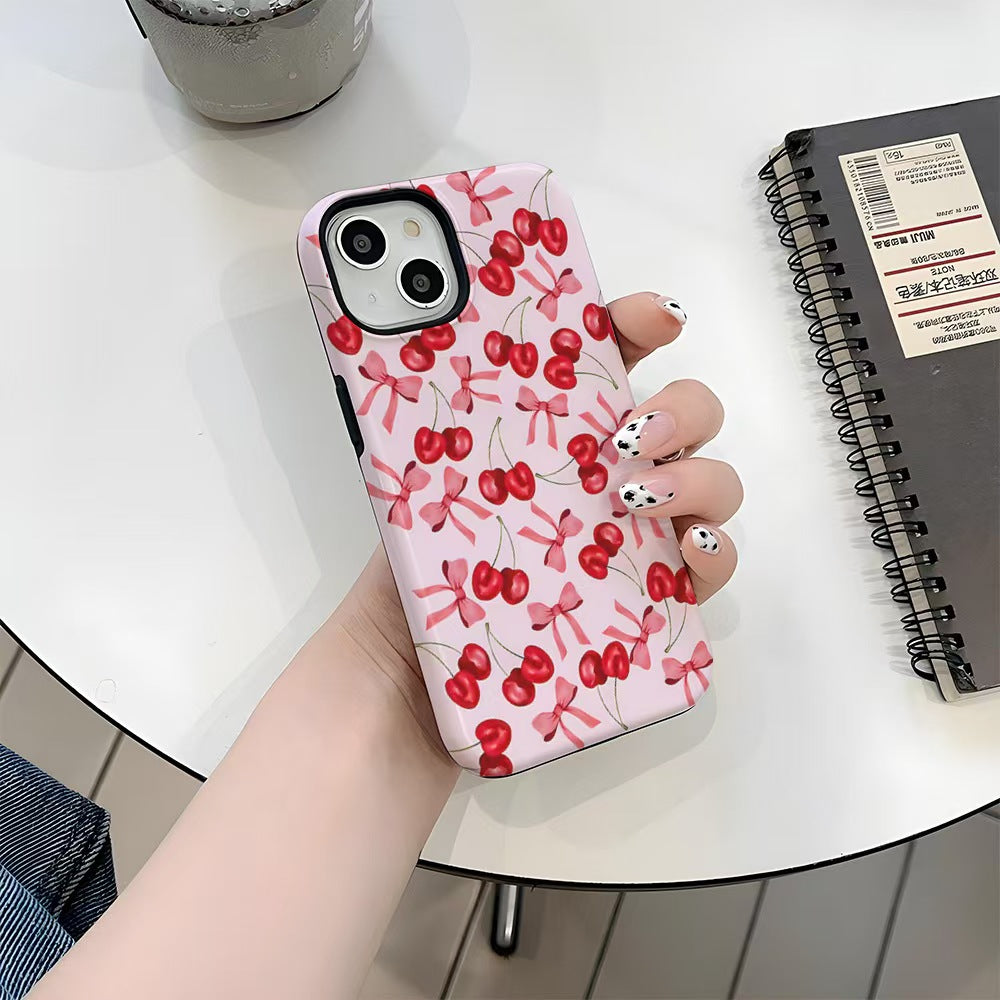 Pink Cherry Compatible with MagSafe iPhone Case