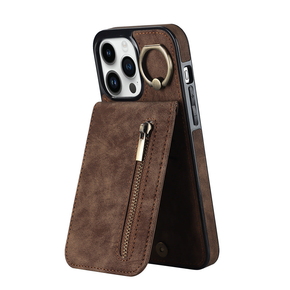 Blaze  PU Leather Stand Wallet iPhone Case with Card Holder