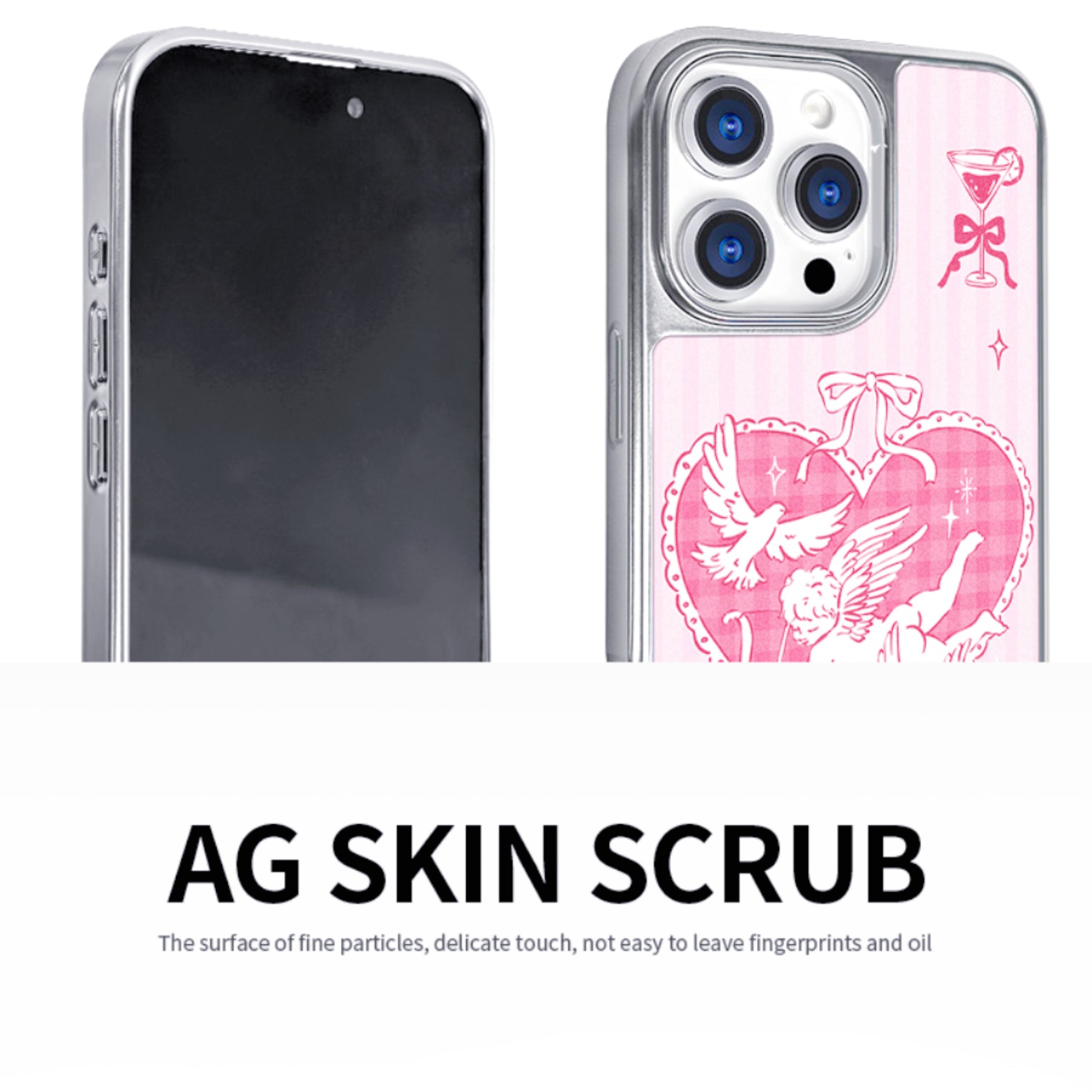 Pink Angel Magnetic Anti-Drop iPhone case
