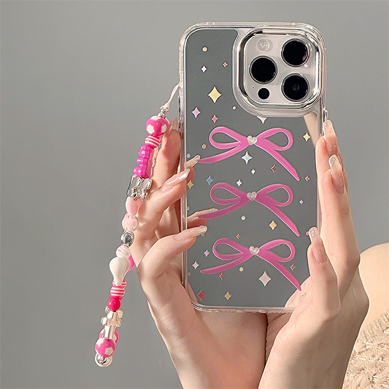 Faye Bow Mirror iPhone Case