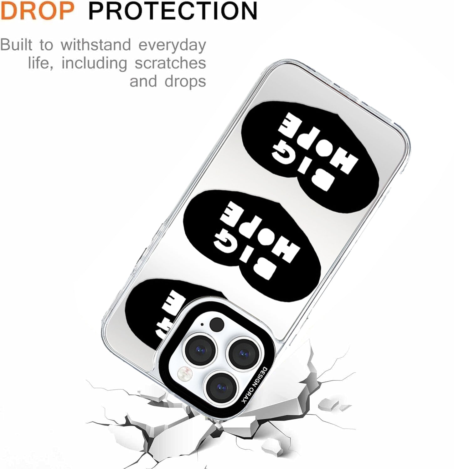 Creative Couple Frog Mirror Anti-Shatter iPhone Case
