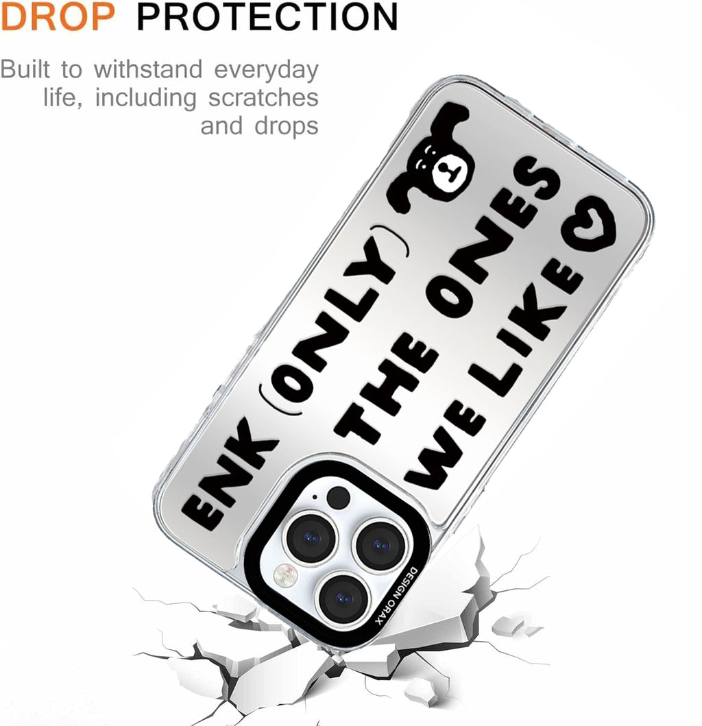 Doodle Creative mirror anti-drop iPhone phone case