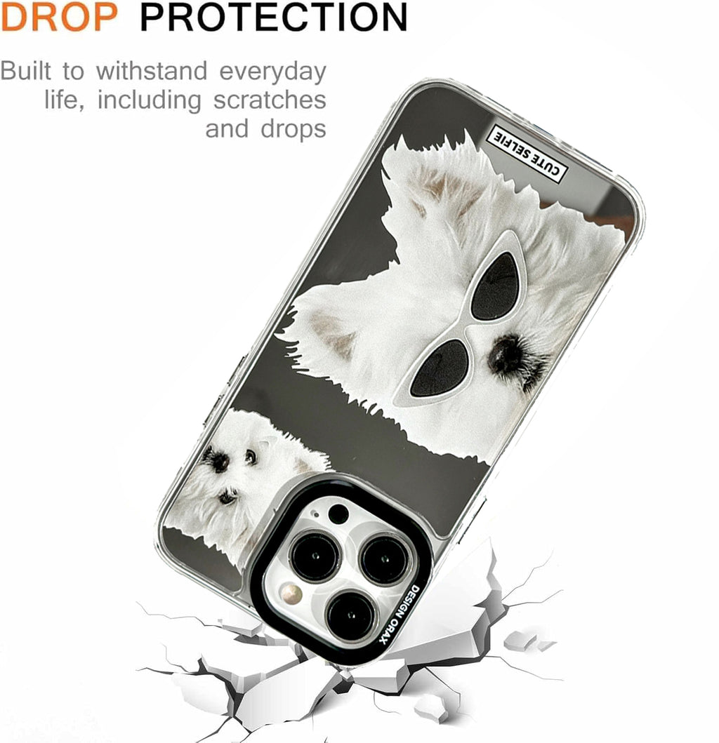 Kugou Mirror Anti-Shatter iPhone Phone Case